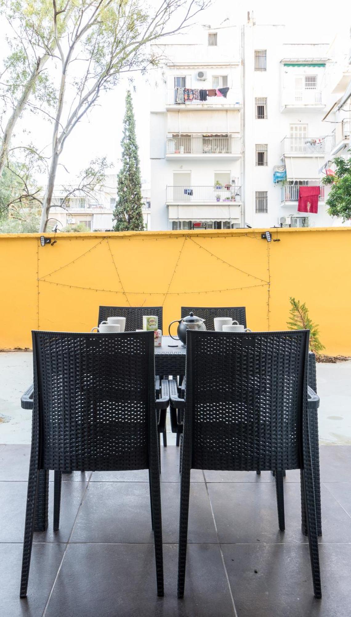 Peaceful Studio Private Garden Office Espresso Apartment Athens Luaran gambar